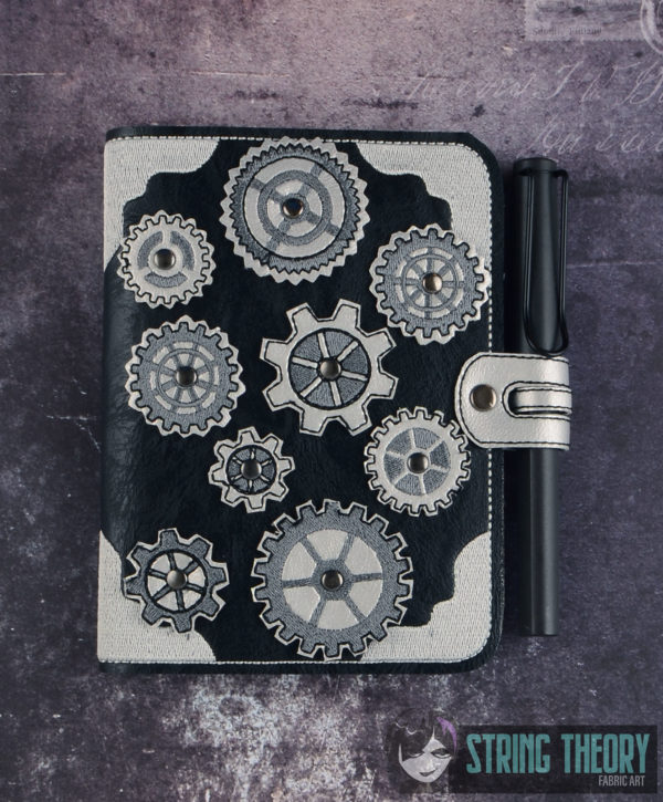 Steampunk 3D Gears Notebook Cover