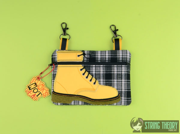 Punk Boot Fully Lined Zip Bag - Image 12