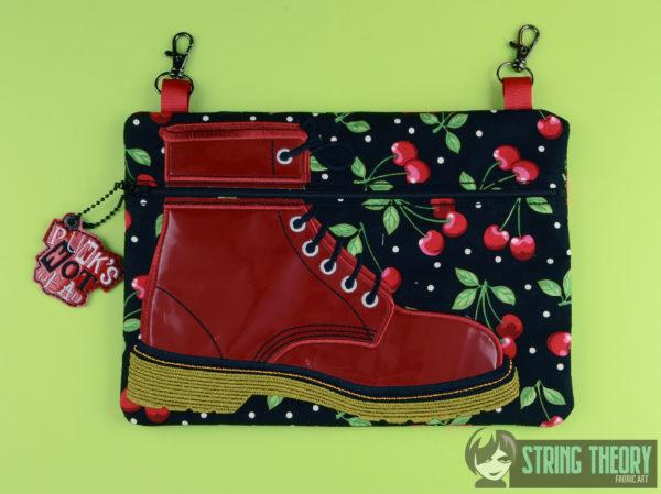 Punk Boot Fully Lined Zip Bag - Image 3