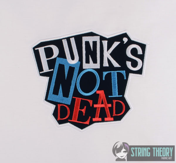 Punk's Not Dead Appliqué - Image 3