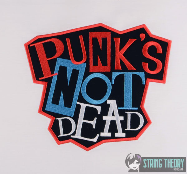 Punk's Not Dead Appliqué - Image 2