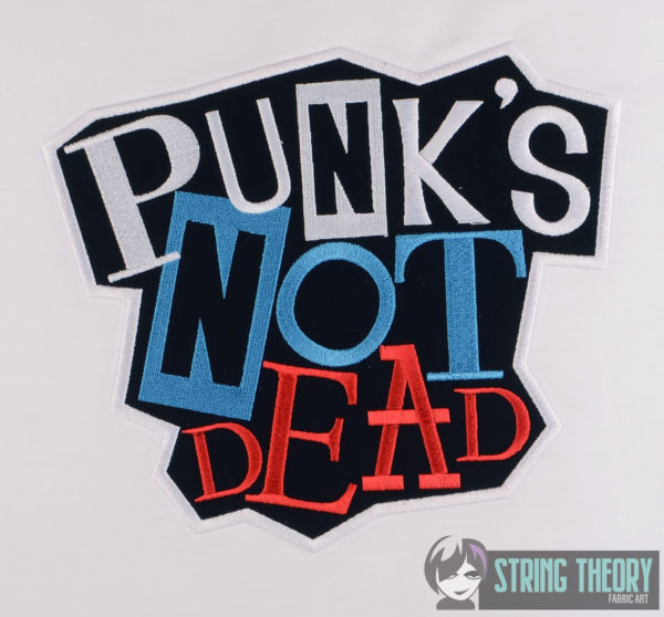 Punk's Not Dead Appliqué