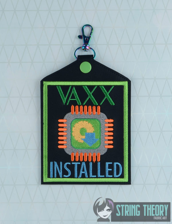 Vaxx Installed Vax Card Holder 3 Patterns Eyelet, Slit, & Snap Tab - Image 3