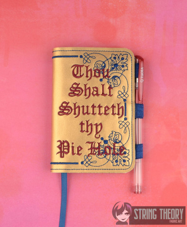 Thou Shalt Shutteth Thy Pie Hole Notebook Cover - Image 4