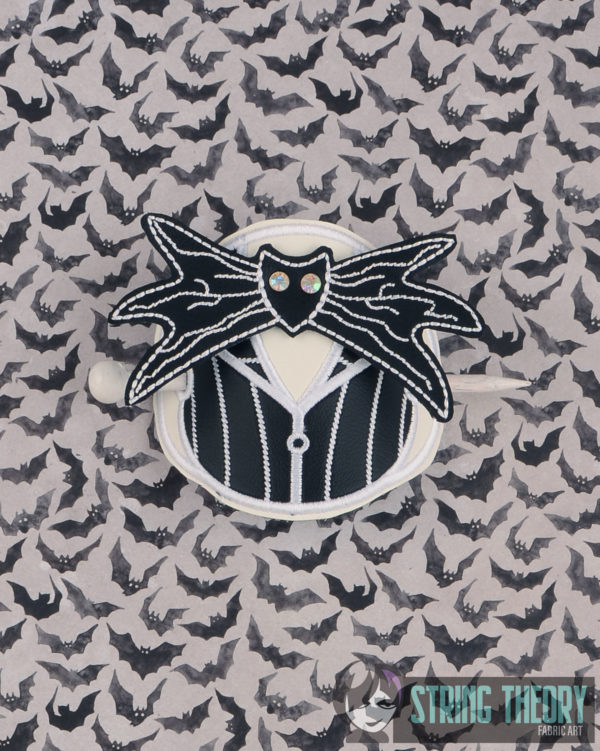 Skull Head Boy Suit & Bat Tie Bun Cover - Image 2