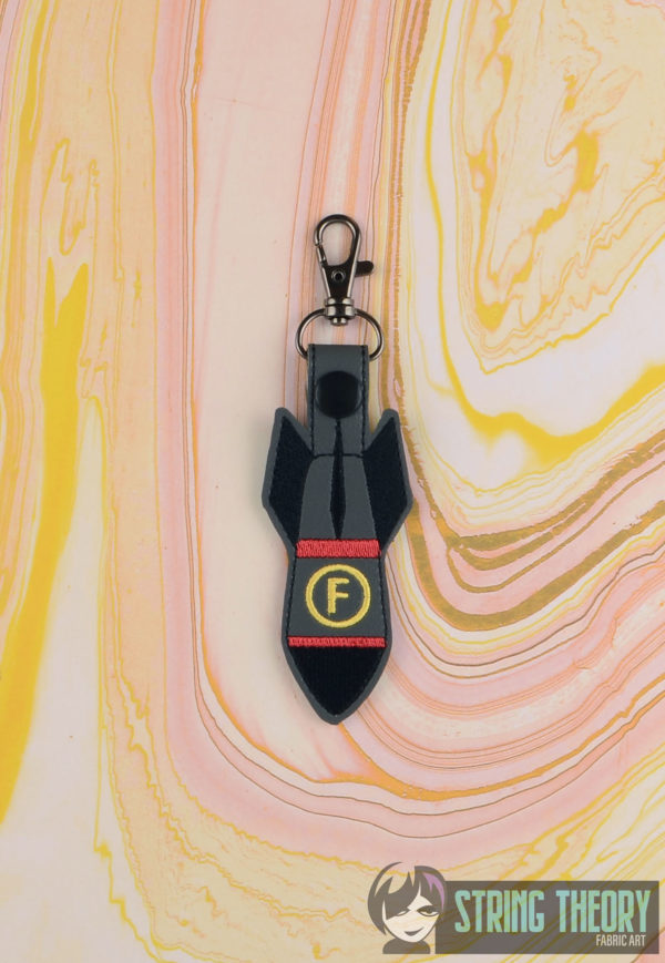 F Bomb Snap Tab Key Fob