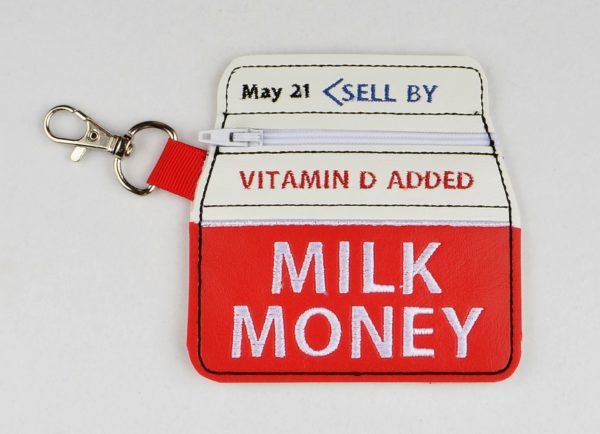 Milk Money Unturned Partially Lined Zip Bag