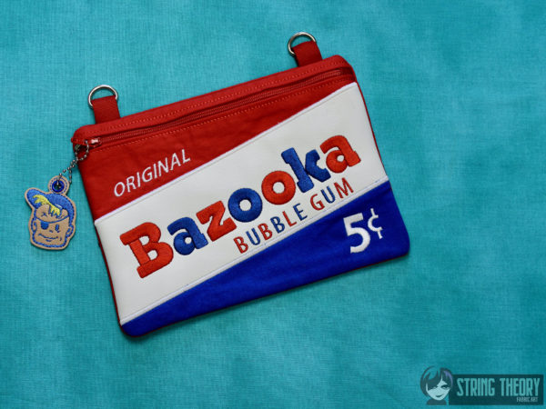 Bazooka Joe Fully Lined Zip Bag - Image 4