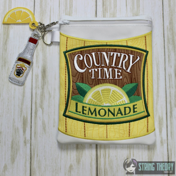 Lemonade Fully Lined Zip Bag - Image 2