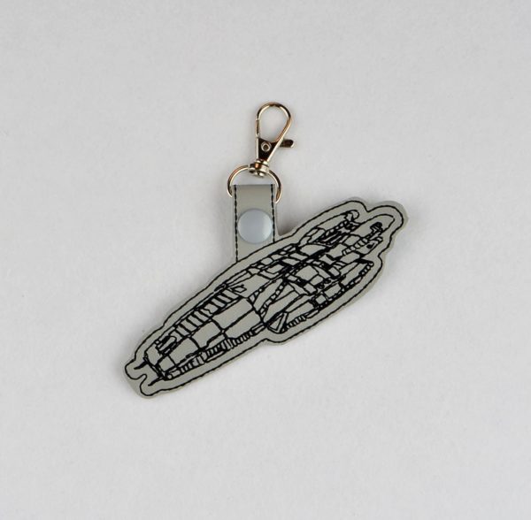 Battlestar Galactica Snap Tab Key Fob