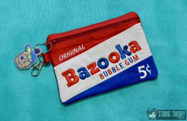 Bazooka Joe Fully Lined Zip Bag - Image 5