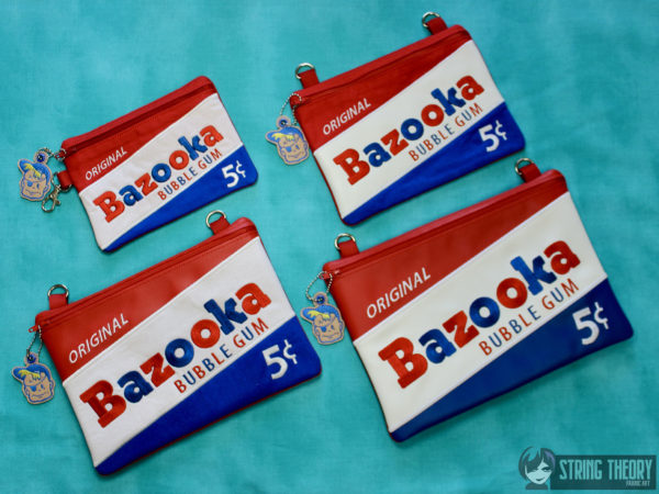 Bazooka Joe Fully Lined Zip Bag