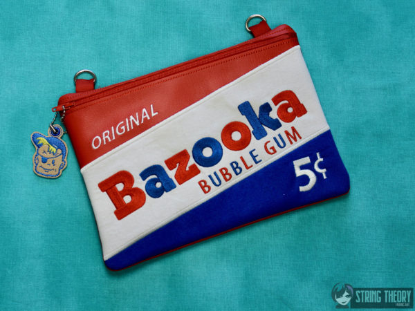 Bazooka Joe Fully Lined Zip Bag - Image 3