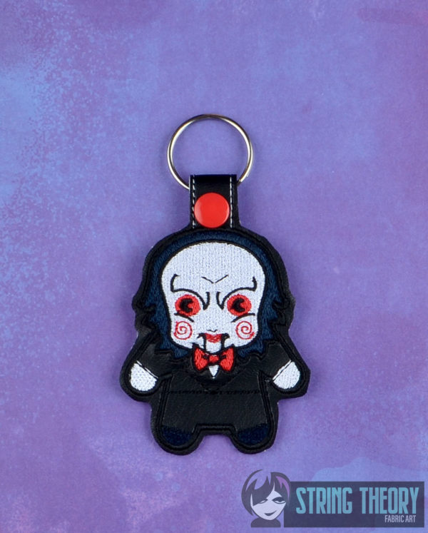 Chibi Puzzle Killer Snap Tab Key Fob