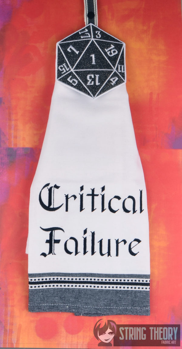 D20 & Critical Failure Towel Topper