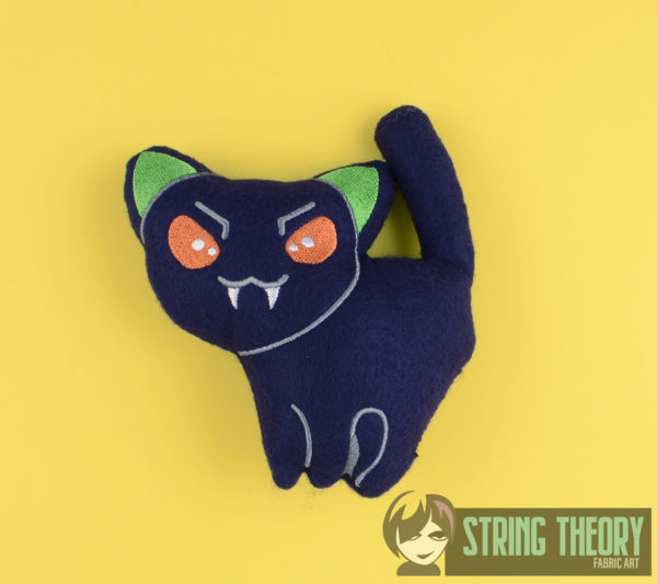 Chibi Vamp Cat Stuffie - Image 4