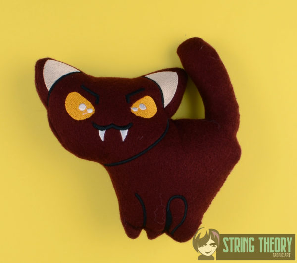 Chibi Vamp Cat Stuffie - Image 2