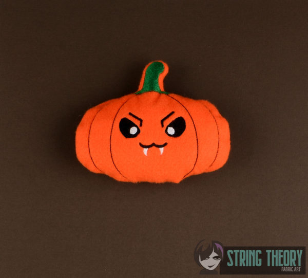 Kawaii Vamp Pumpkin Stuffie - Image 5