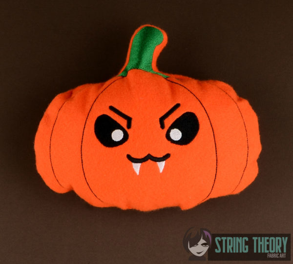 Kawaii Vamp Pumpkin Stuffie - Image 2