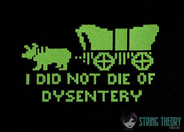 I Did Not Die of Dysentery