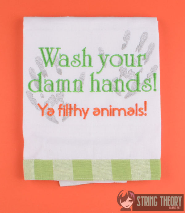 Corny V Rus XIX Towel Topper & Wash Your Damn Hands - Image 3