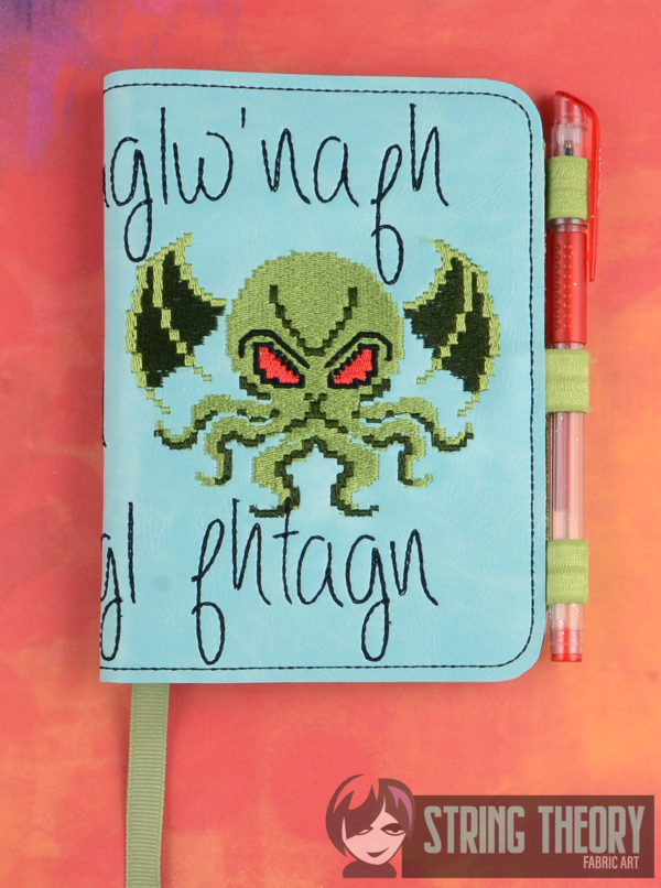 8 Bit Cthulhu Notebook Cover - Image 2