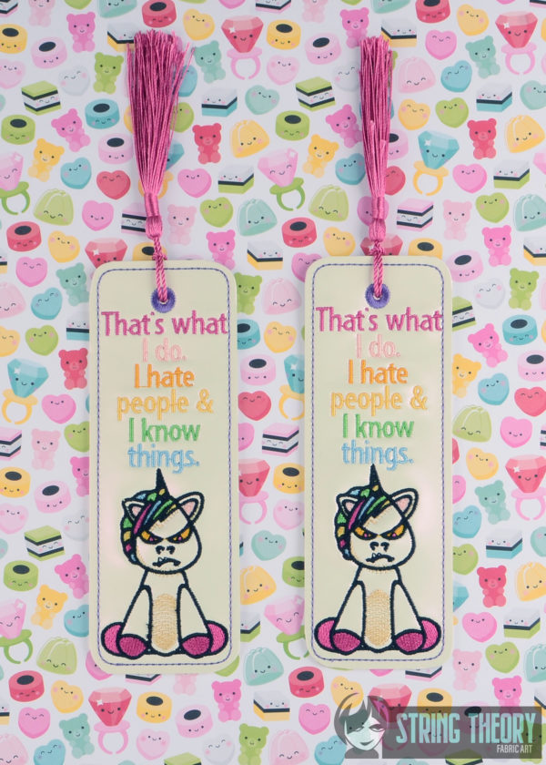 I Hate People & I Know Things Bookmark