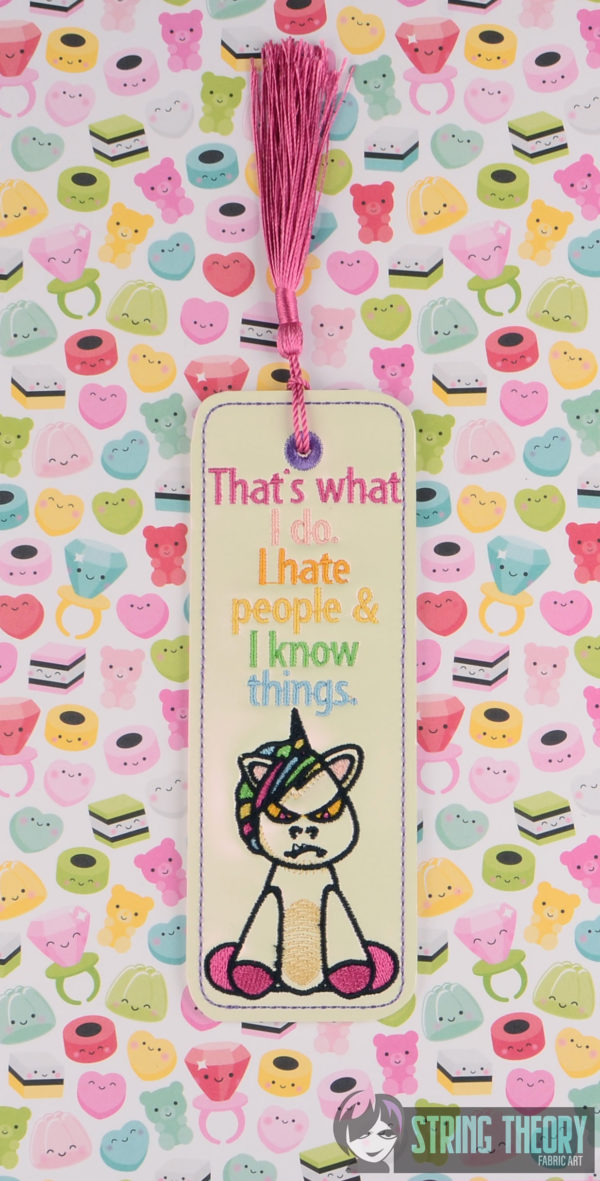 I Hate People & I Know Things Bookmark - Image 2