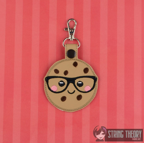 Kawaii Smart Cookie Snap Tab Key Fob