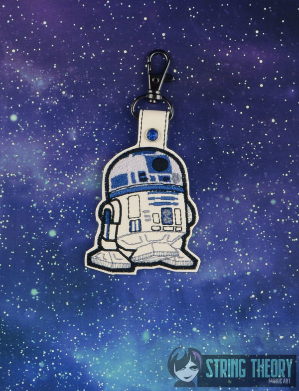 Chibi Star Battles Beep Droid Snap Tab Key Fob