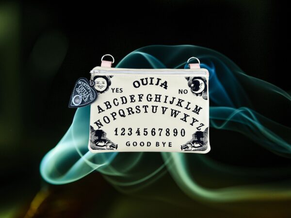 Ouija Partially AND Fully Lined Zip Bag & Planchette Dangle - Image 9