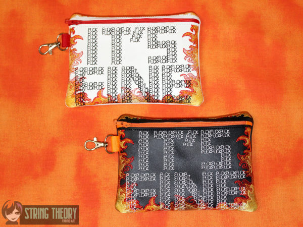 It's Fine (fuck) Fully Lined Zip Bag - Image 3