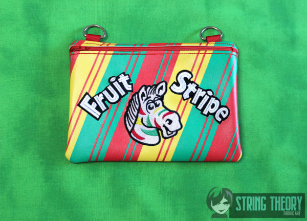 Fruit Stripe Fully Lined Zip Bag - Image 5