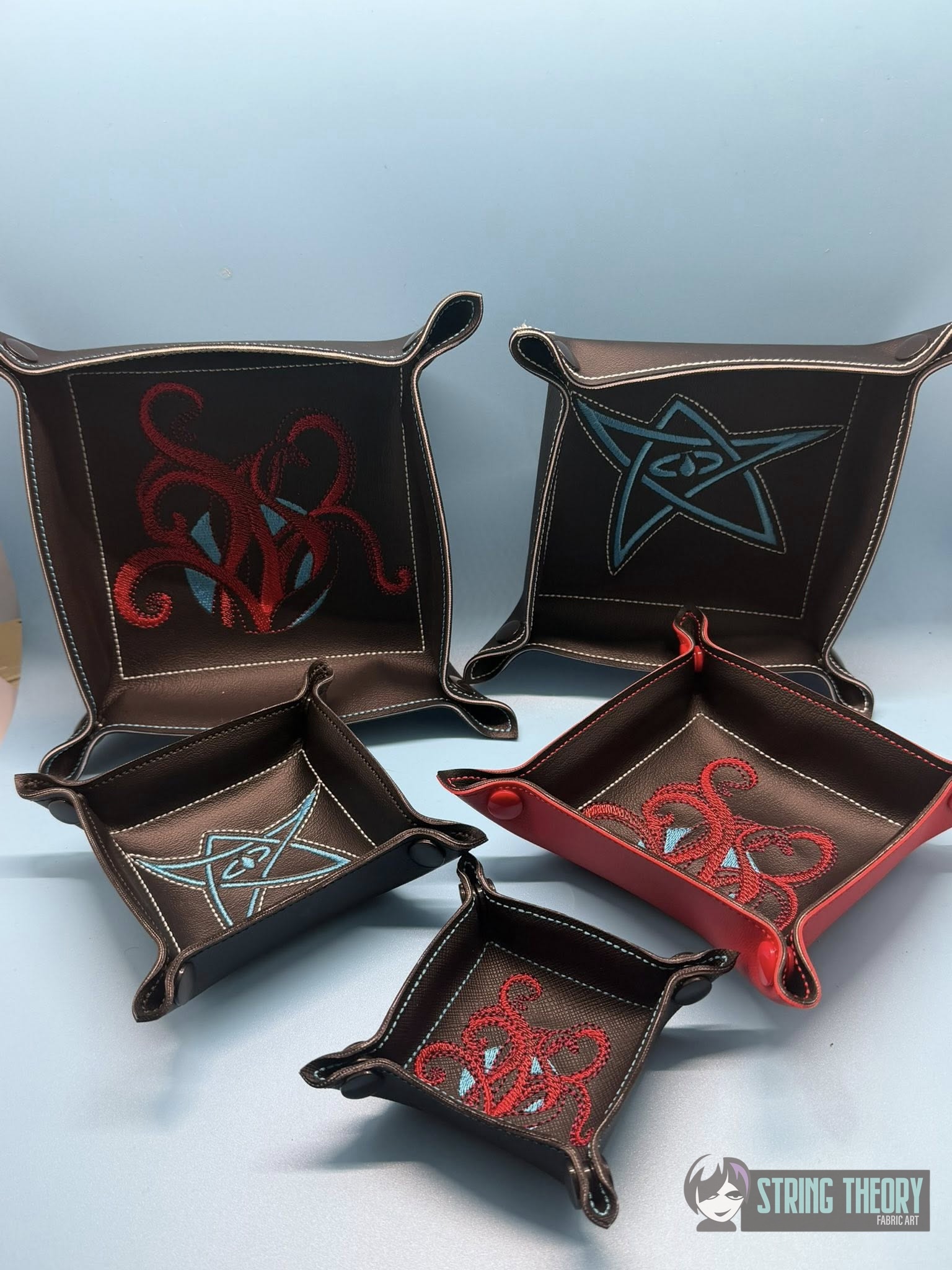 Elder Sign Dice Tray ITH machine embroidery design