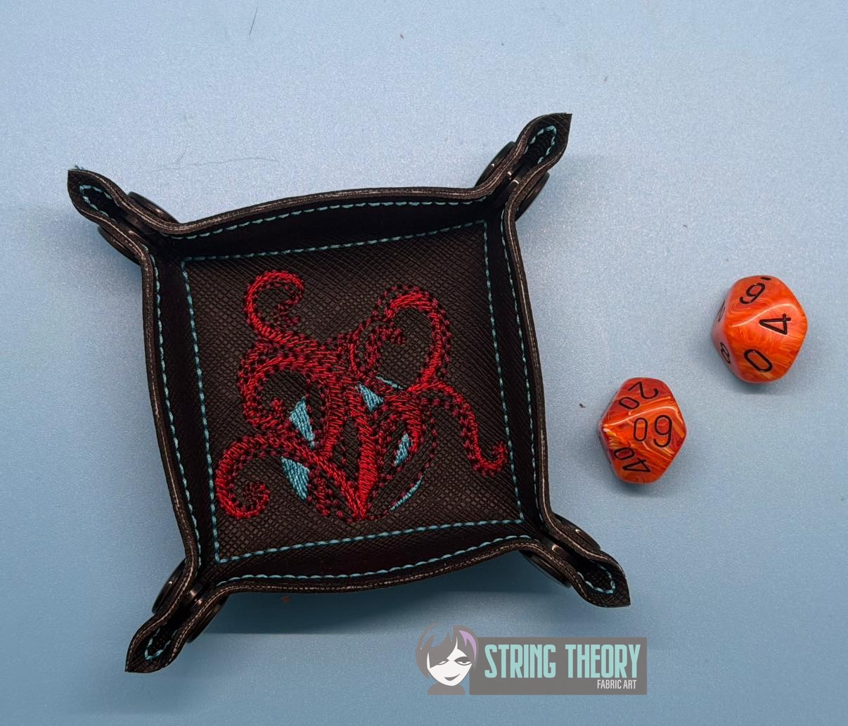 Elder Sign Dice Tray ITH machine embroidery design