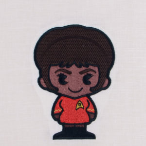 Star Trek –Chibi Uhura Digital Download for Machine Embroidery Pattern, Design (4×4, 5×7 Hoop)