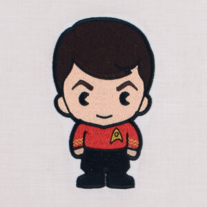 Star Trek –Chibi Scotty Digital Download for Machine Embroidery Pattern, Design (4×4, 5×7 Hoop)