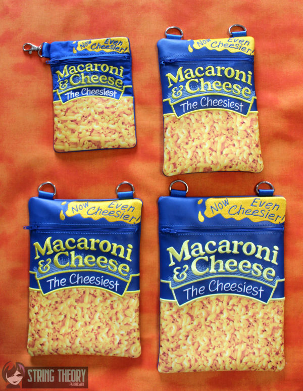 Macaroni & Cheese Fully Lined Zip Bag