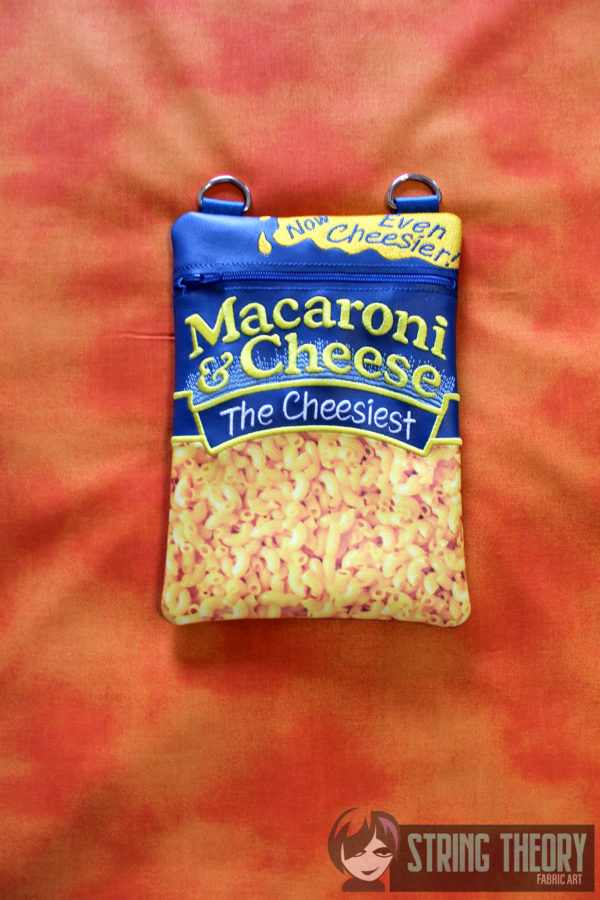 Macaroni & Cheese Fully Lined Zip Bag - Image 5