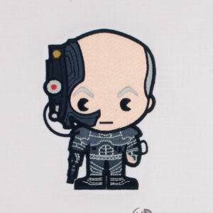 Star Trek Chibi Locutus of Borg Digital Download for Machine Embroidery Pattern, Design (4×4, 5×7 Hoop)