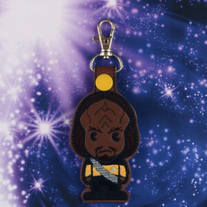 Chibi Star Exploration New School Strategic Operations Officer  Fob ITH in the hoop Digital Download for Machine Embroidery Pattern, Design (4×4 Hoop)