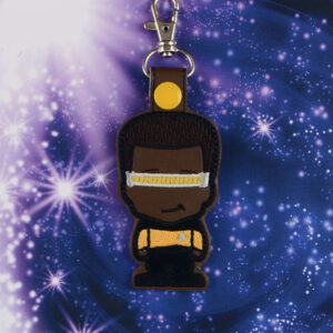 Star Trek - Chibi Geordi Fob ITH in the hoop Digital Download for Machine Embroidery Pattern, Design (4×4 Hoop)