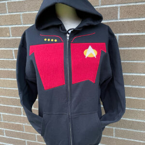 Star Trek - New School Uniform Appliqué Split Digital Download for Machine Embroidery Pattern, Design (4×4, 5×7, 6×10 Hoop)