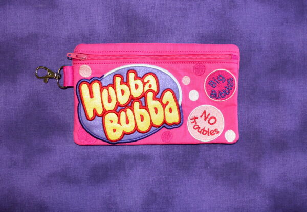 Bubble Gum Fully Lined Zip Bag - Image 5