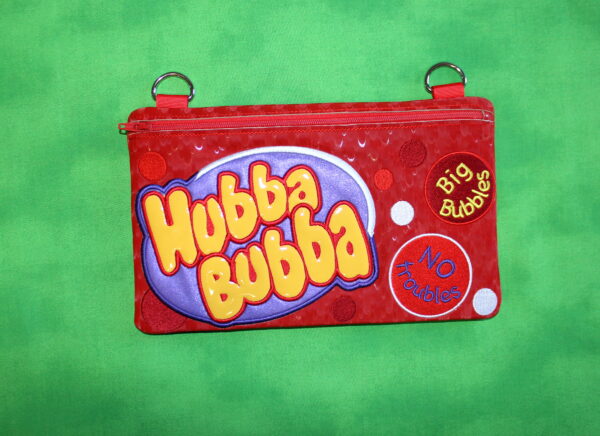 Bubble Gum Fully Lined Zip Bag - Image 3