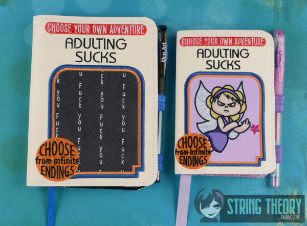 Choose Your Own Adventure - Adulting Sucks Notebook Cover