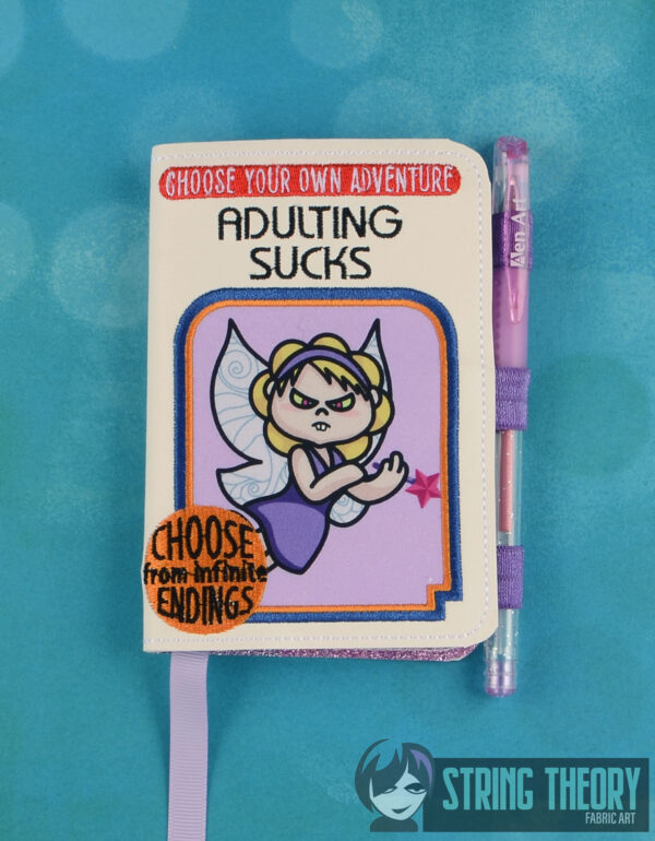 Choose Your Own Adventure - Adulting Sucks Notebook Cover - Image 3