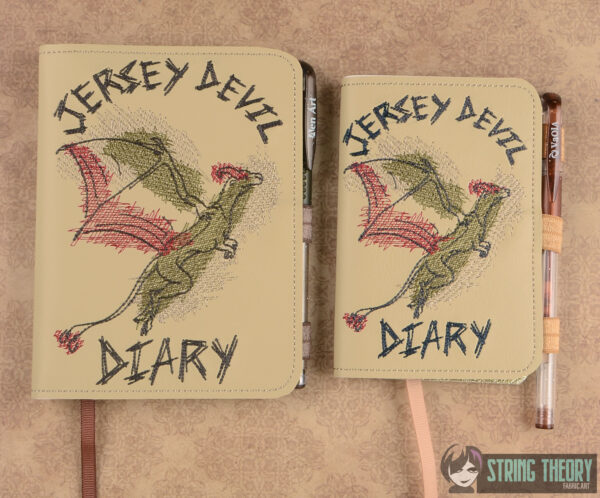 Cryptid Hunter - Jersey Devil Diary Notebook Cover