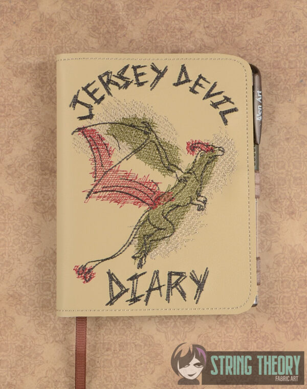 Cryptid Hunter - Jersey Devil Diary Notebook Cover - Image 3