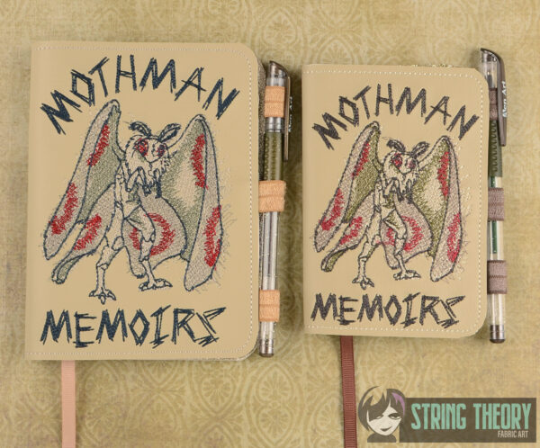 Cryptid Hunter - Mothman Memoirs Notebook Cover